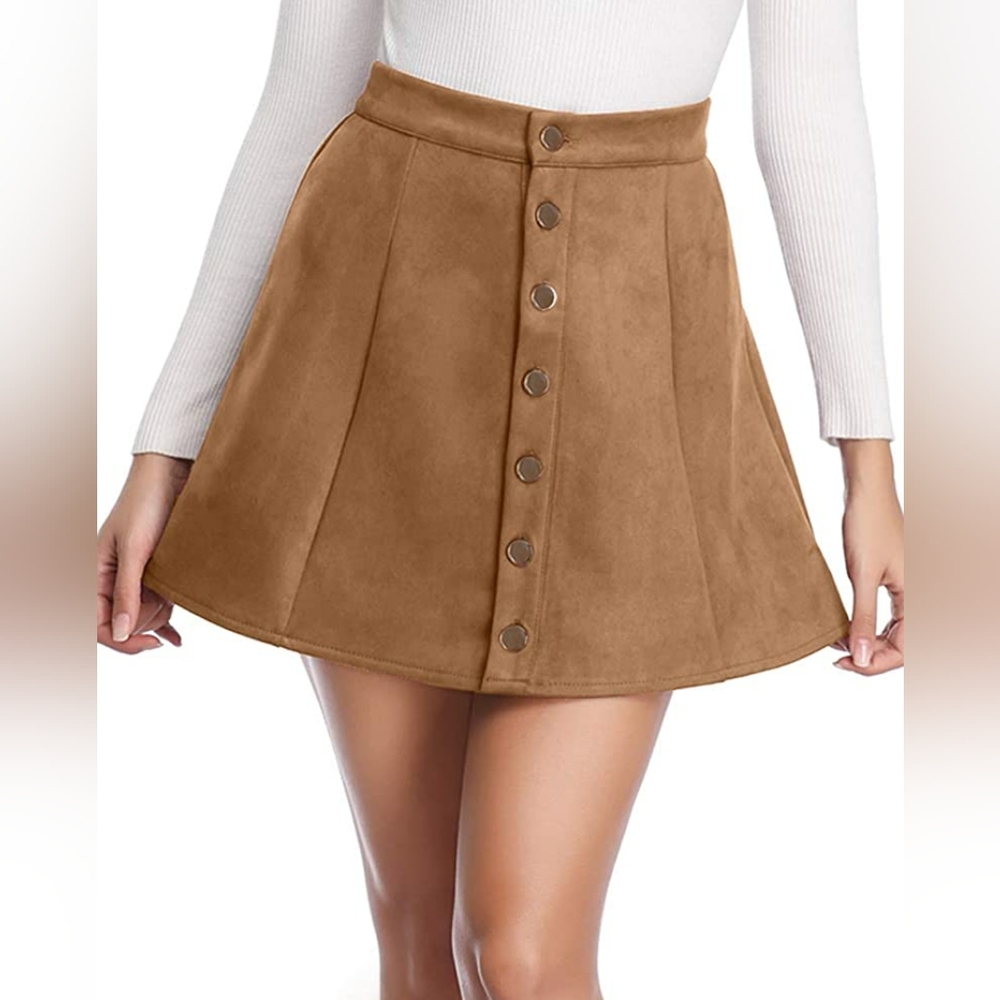 Funloth Faux Suade Skirt Size XL